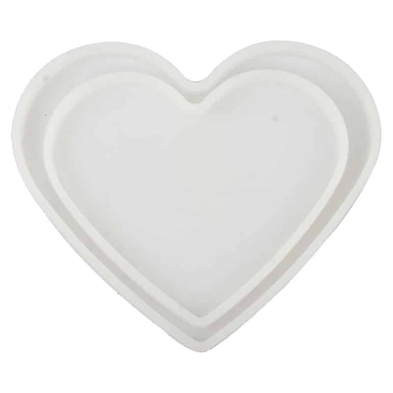 Heart dicorative plate