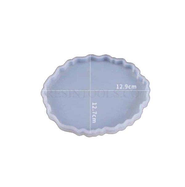 Coaster Mold geode shape 13cm