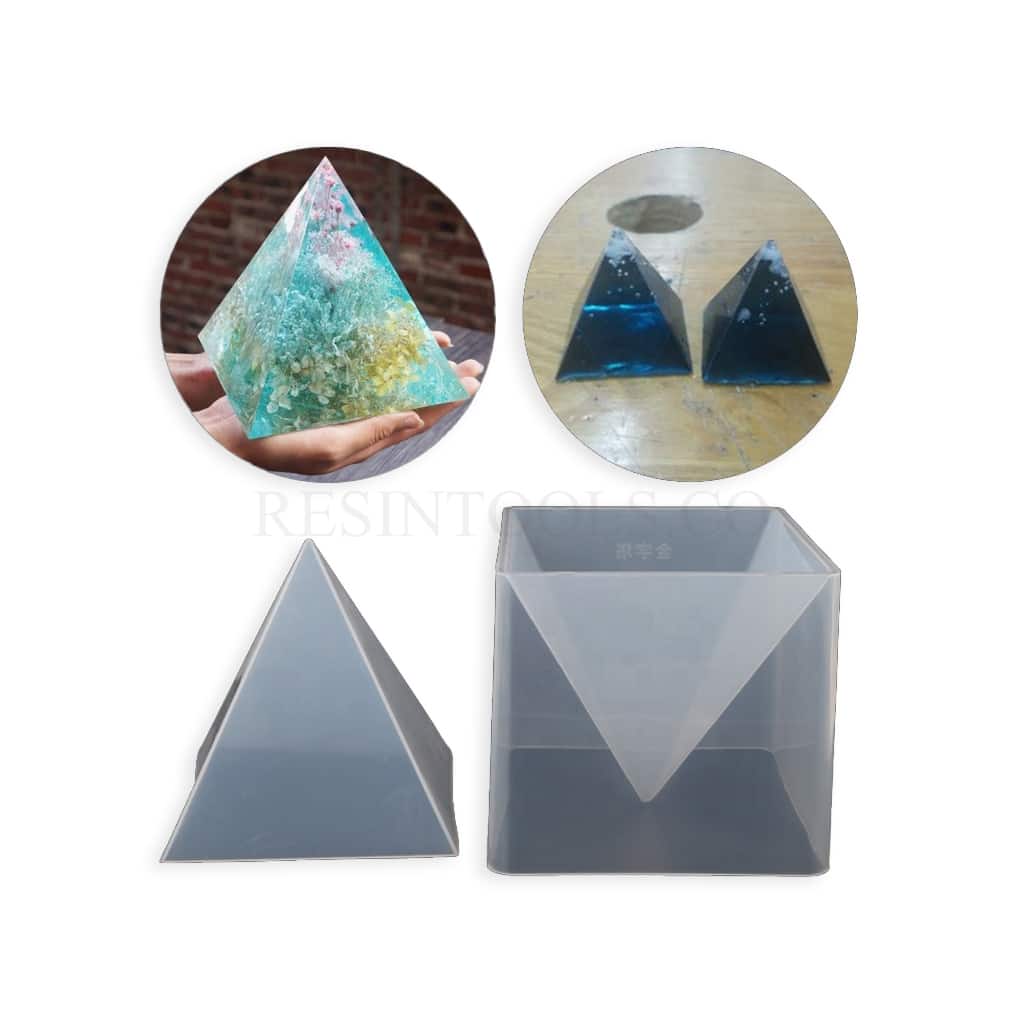 Pyramid Silicone Mold - RESINTOOLS.CO