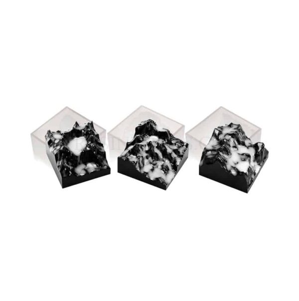 Mountain shapes silicone mold