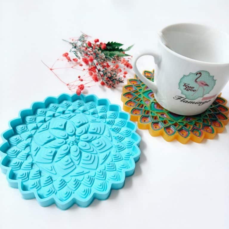 Flower Series COaster 1 - Resintools.co