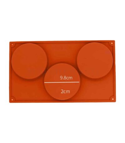 3 Coaster Mold measurment- RESINTOOLS.CO