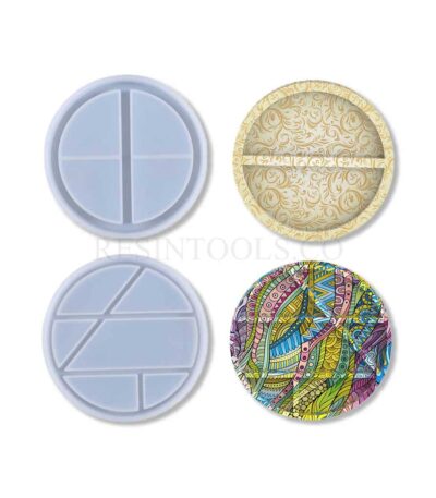 Divided Coasters - RESINTOOLS.CO