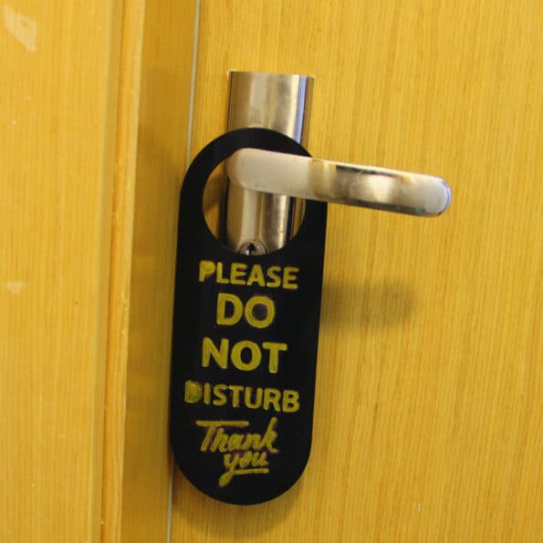 Do Not Disturb Door Hanger Mold 2 – Resintools.co