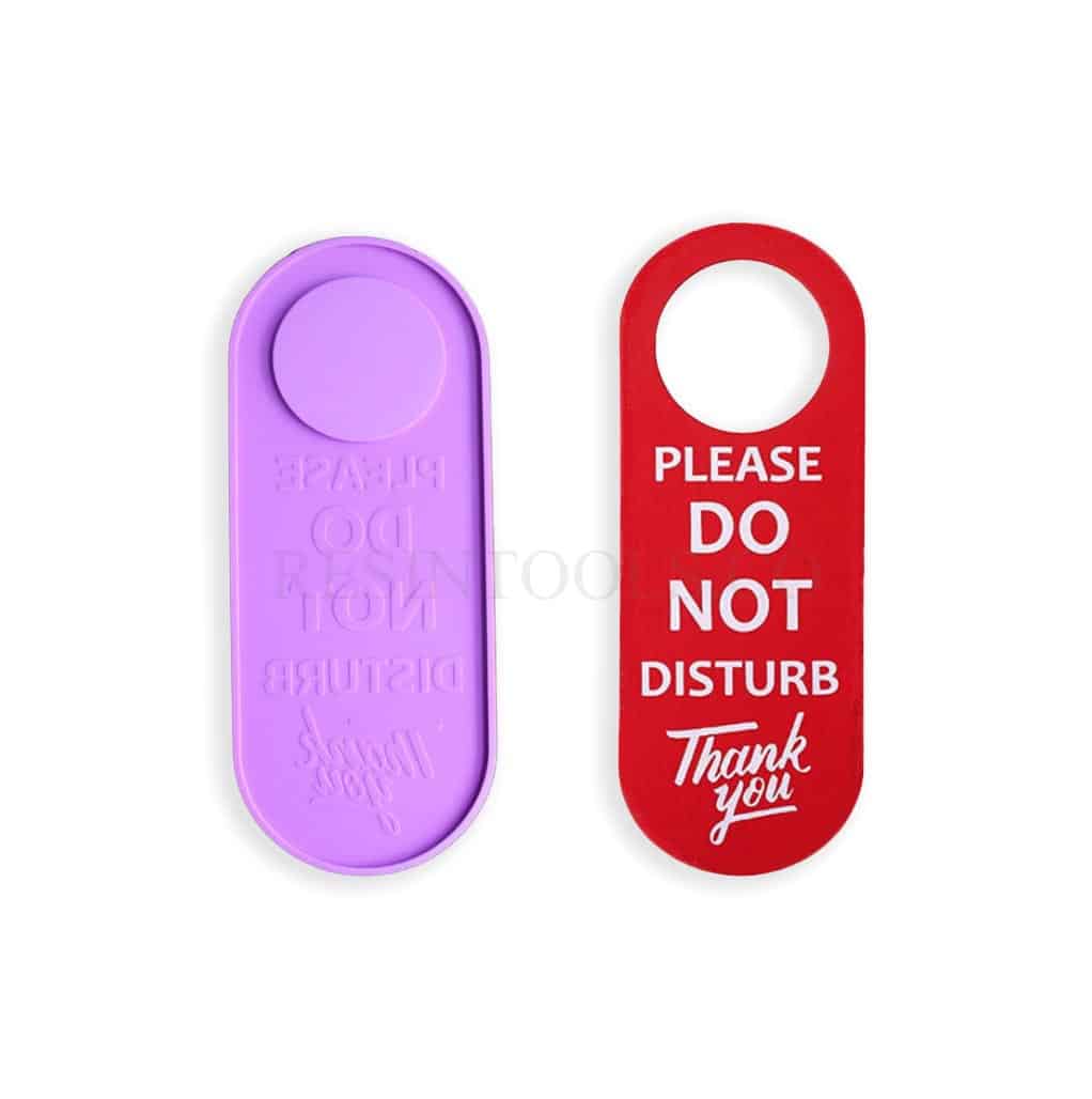 Do Not Disturb Door Hanger Mold - Resintools.co