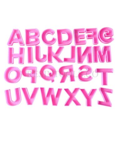 Big English Letters - Resintools.co