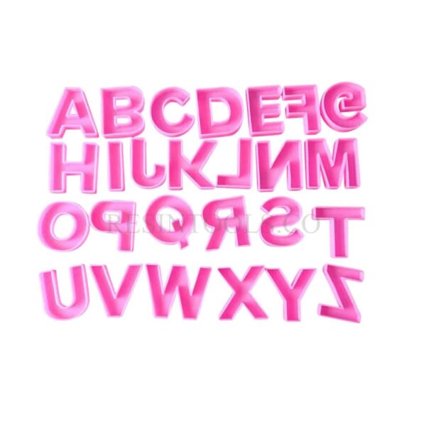 Big English Letters - Resintools.co