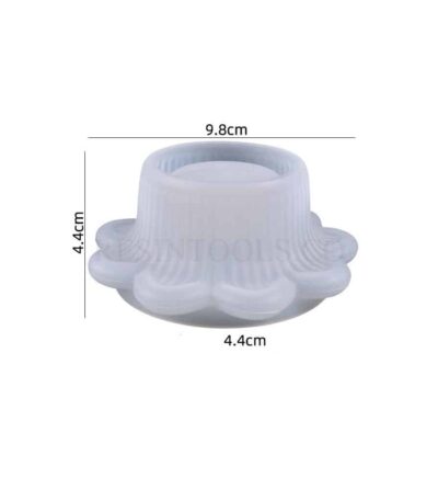 9 Leafes Flower Candle Holder Measurment- RESINTOOLS.CO