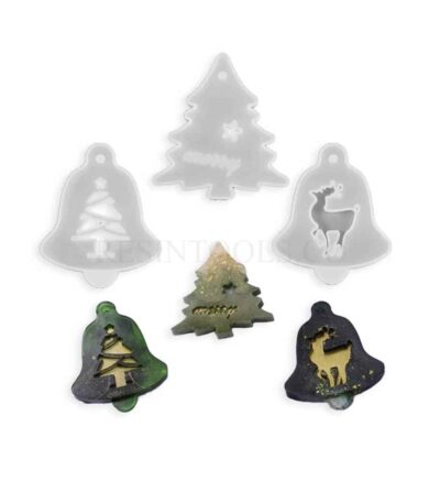 Christmas Bell Tree Elk keychain - Resintools.co