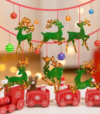 Christmas Series Christmas Elk 2- Resintools.co