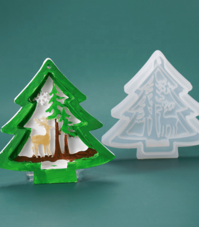Christmas Tree Keychain 1- RESINTOOLS.CO