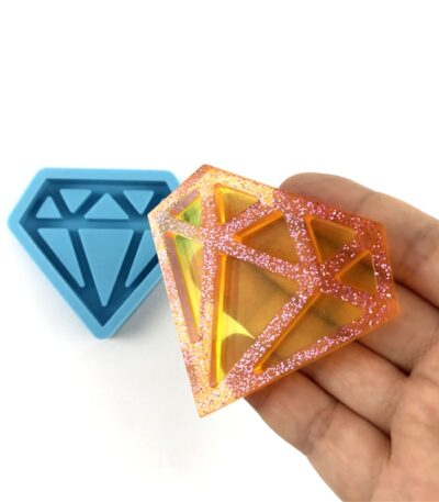 Diamond key chain mold measurment 2- Resintools.co