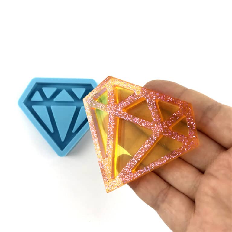 Diamond key chain mold measurment 2- Resintools.co