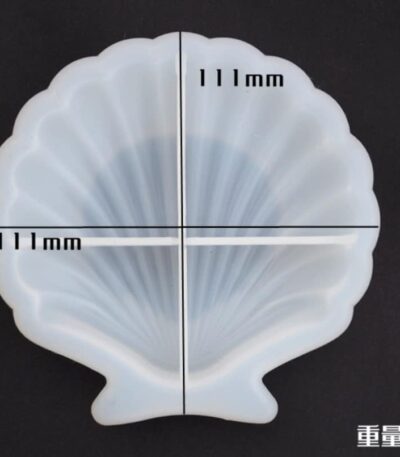 Seashell Dish Mold Measurment- Resintools.co