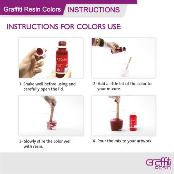 Graffiti Concetrated Colors - RESINTOOLS.CO