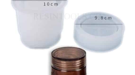 round silicone bottle- RESINTOOLS.CO