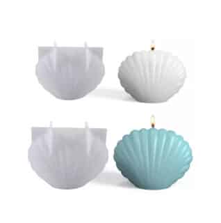 3D Beach shell Candle Mold - RESINTOOLS.CO