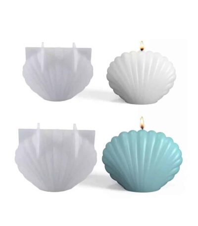 3D Beach shell Candle Mold - RESINTOOLS.CO