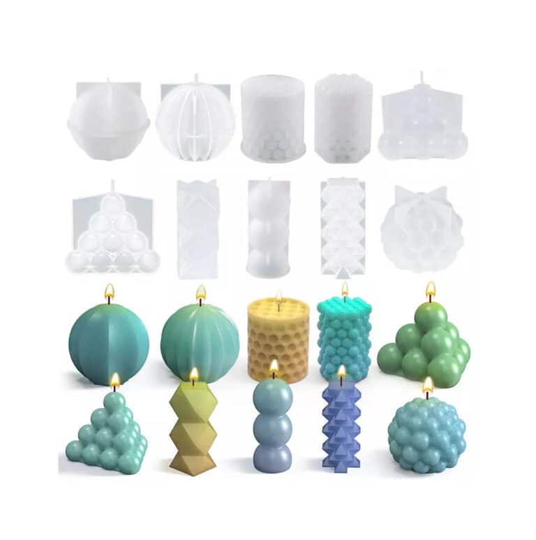 Candles Mold - RESINTOOLS.CO