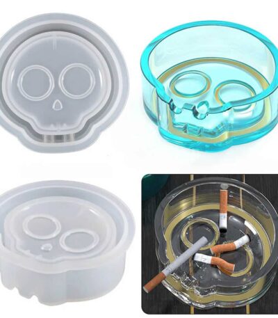 Skull ashtray mold - RESINTOOLS.CO