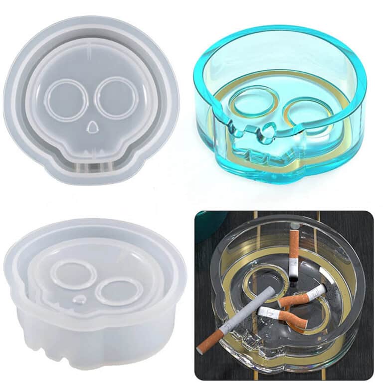 Skull ashtray mold - RESINTOOLS.CO