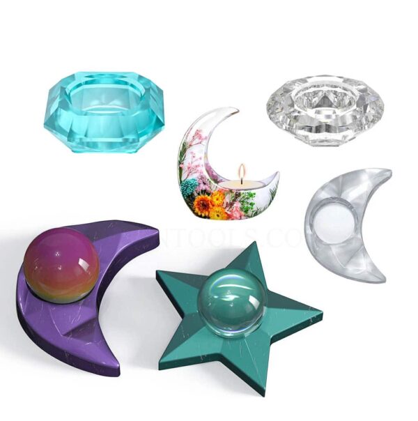 Candle Mold Shapes - RESINTOOLS.CO