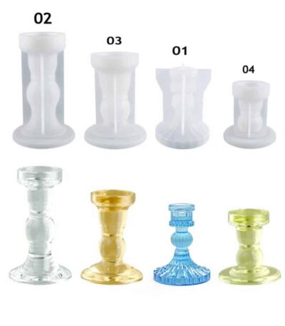 Long candle holder models - RESINTOOLS.CO