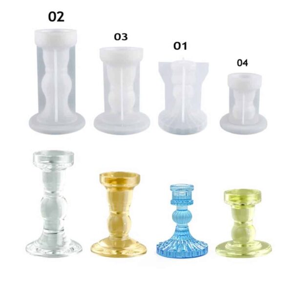 Long candle holder models - RESINTOOLS.CO