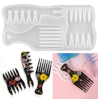 Afro comb mold - RESINTOOLS.CO