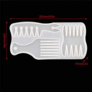 Afro comb mold – RESINTOOLS.CO