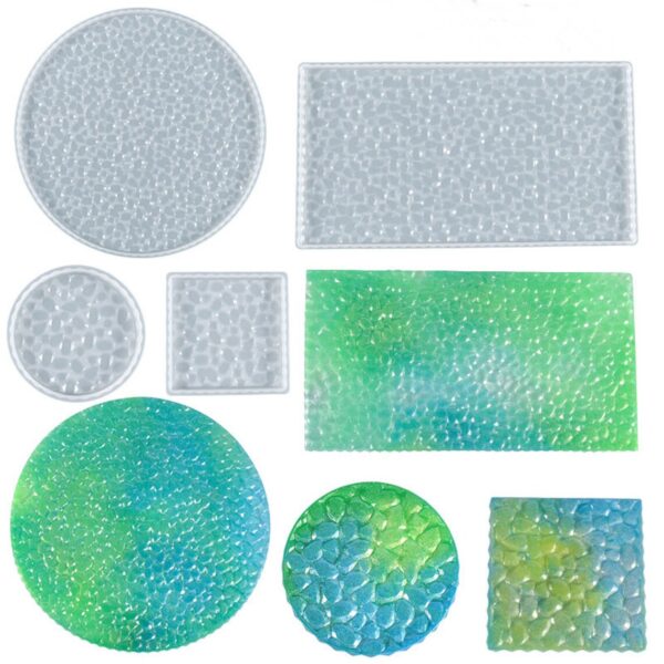 Water Ripple coasters and trays - Resintools.co