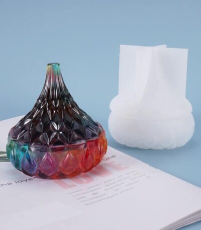 Crystal Teardrop Box with Lid - Resintools.co