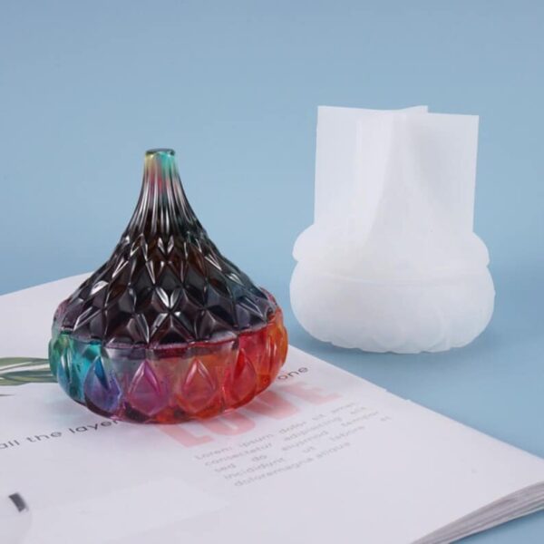 Crystal Teardrop Box with Lid - Resintools.co