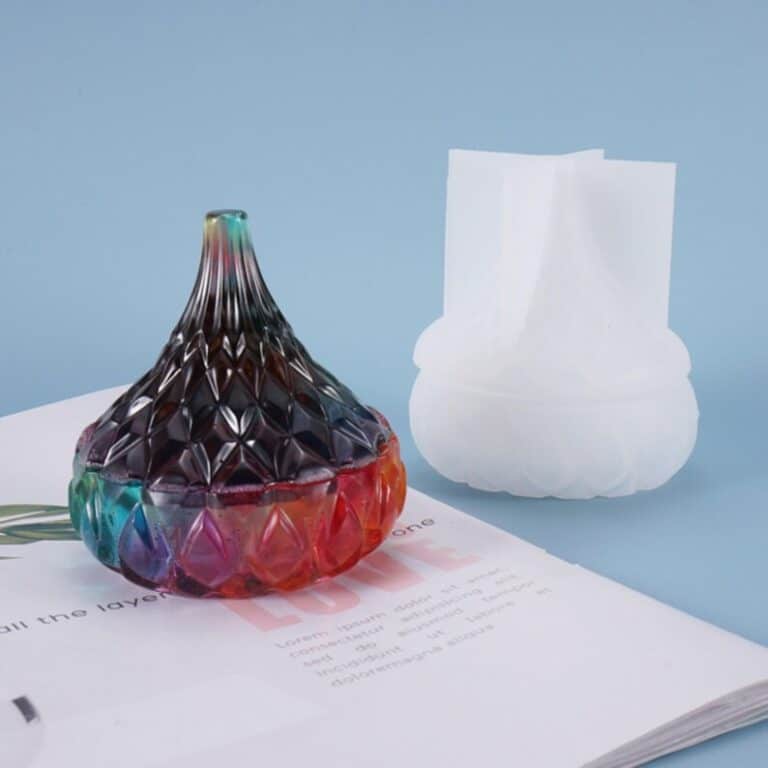 Crystal Teardrop Box with Lid - Resintools.co