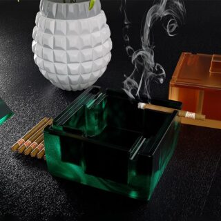 Multipurpose Square Ashtray with Cover – Resintools.co