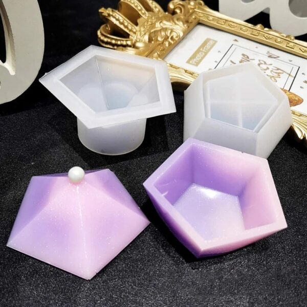 Pentagon Box resin mold - Resintools.co
