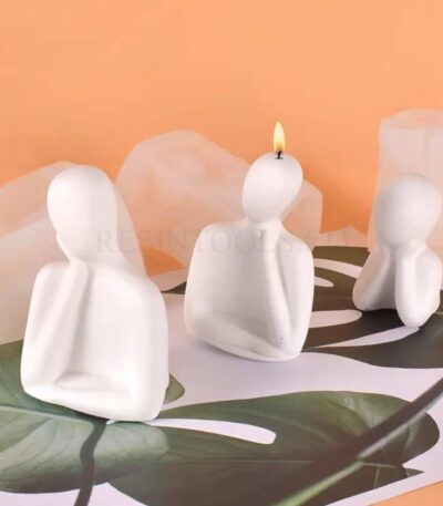 Sad face candle mold - Resintools.co