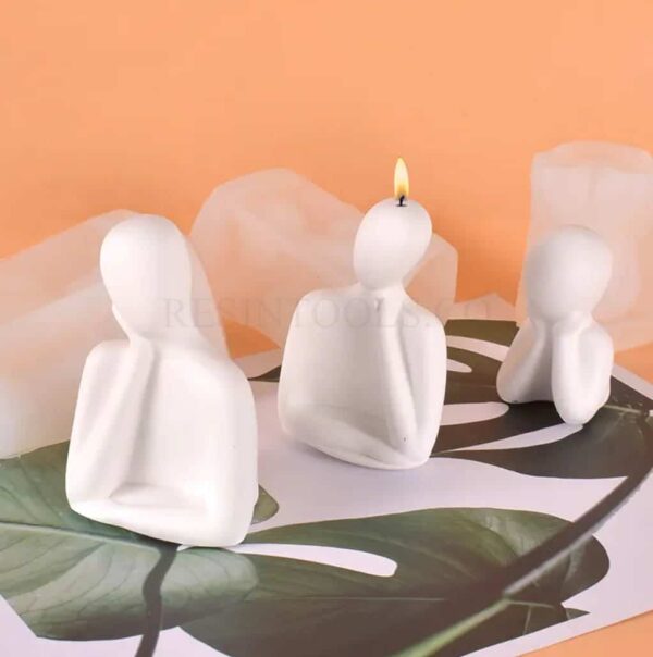 Sad face candle mold - Resintools.co