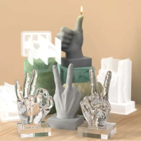 Thumbs candle molds - Resintools.co