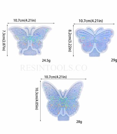 3 butterflies - RESINTOOLS.CO