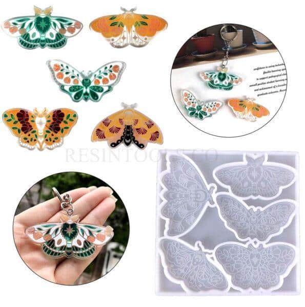 5 butterflies mold - RESINTOOLS.CO