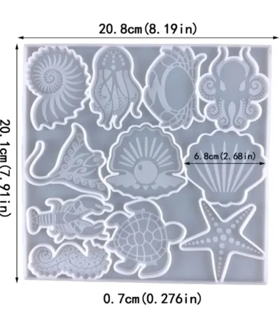 Sea creatures - Resintools.co