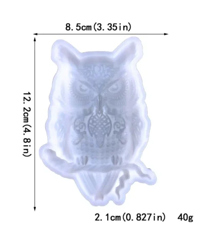 Owl Mold Measurements - Resintools.co