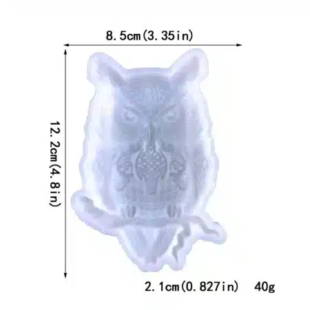 Owl Mold Measurements - Resintools.co