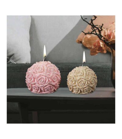 Rose Ball candle mold - RESINTOOLS.CO