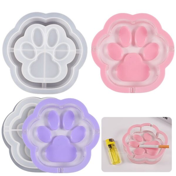 Cat Claw Ashtray Mold - Resintools.co