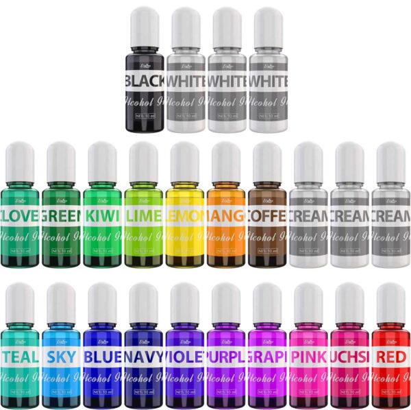 Alcohol Ink Colors - Resintools.co